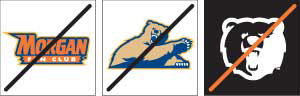 athletic logo violation examples
